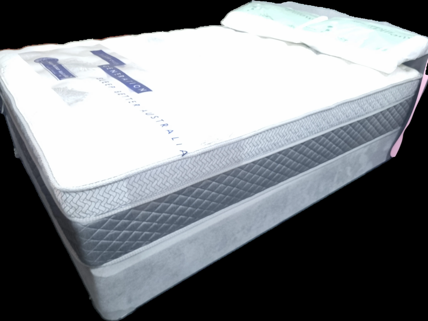 Cotton by Nature Pocket Spring Pillowtop "Worlds Best Mattress" Hypoallergenic