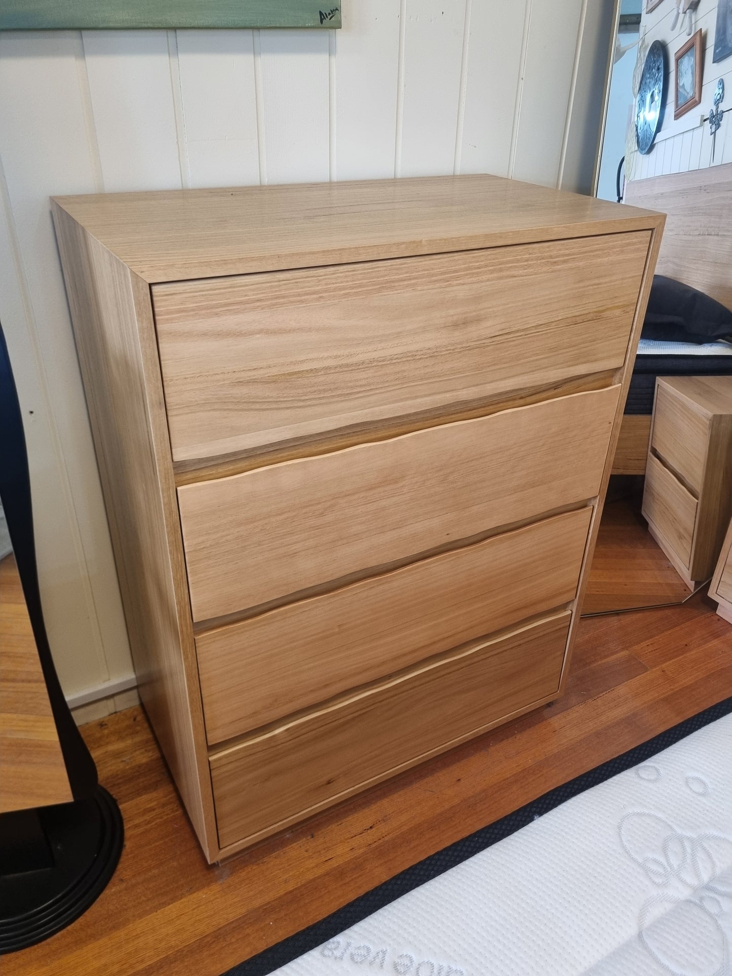 Porter Live Edge Natural Tallboy to suit Porter Bedroom suite