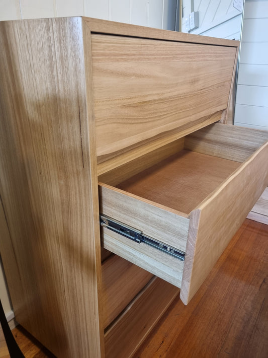 Porter Live Edge Natural Tallboy to suit Porter Bedroom suite