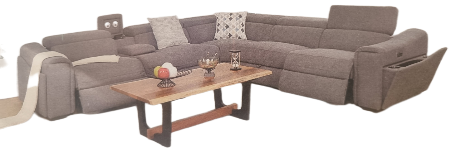 Modular Electric Recliner with storage, chargers and adjustable head rest "The Everest"