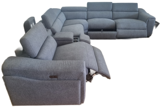 Modular Electric Recliner with storage, chargers and adjustable head rest "The Everest"