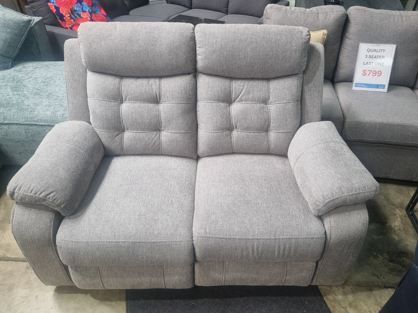 Chester 2 seat Dual Recliner Lounge